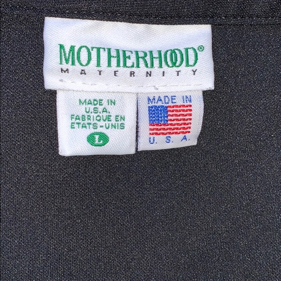 Motherhood Black Dressy Top - Picture 2 of 5